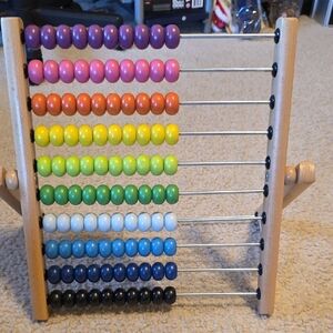 IKEA Multicolor Wooden Abacus